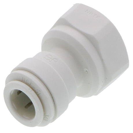 John Guest Female Adapter NPTF Polypro - 3/8 x 3/8 NPTF