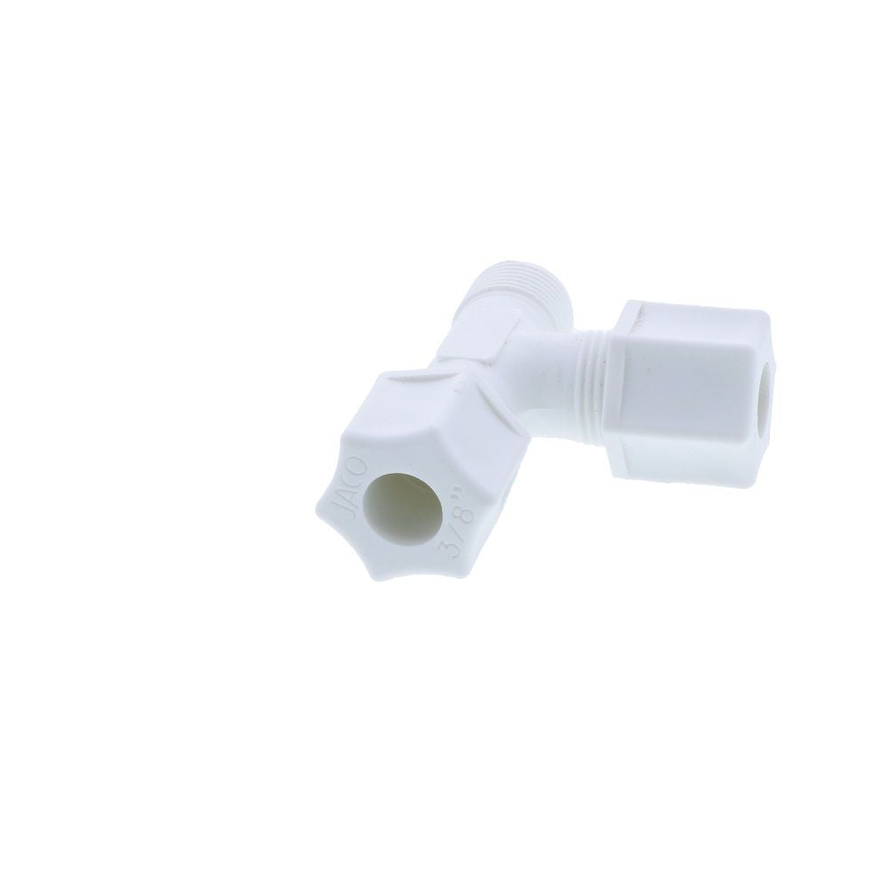 JACO 70-6-P-O Polypropylene Union Tee 3/8 OD Tube x 3/8 OD Tube x 3/8 OD Tube
