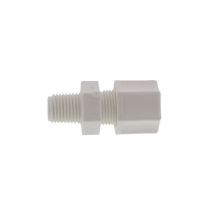 JACO 10-6-4-P-O Polypropylene Male Connector 3/8 OD Tube x 1/4 MPT