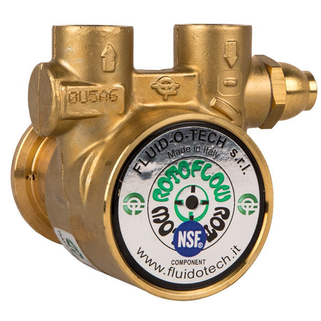 Fluid-o-Tech Lead-Free Brass Rotary Vane Pump 190 GPH - 1/2" NPT