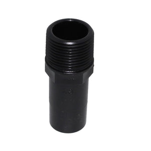 John Guest Black Male Stem Adapter - 1 CTS Stem x 1 NPT