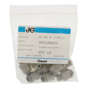 John Guest Superseal Male Connector BSP - 5/16 Superseal x 1/4  BSPT