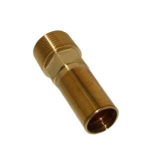 John Guest Brass Male Stem Adapter BSPT - 22mm x 3/4 BSPT