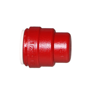 John Guest Color Coded End Cap Red - 1/2 CTS Test Cap