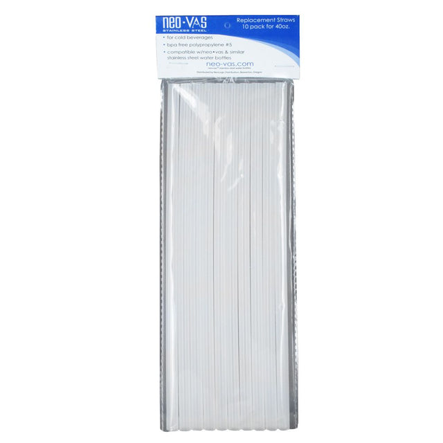Neo-Vas NVRS1040 Neo-Sip Replacement Straws 10 Pack