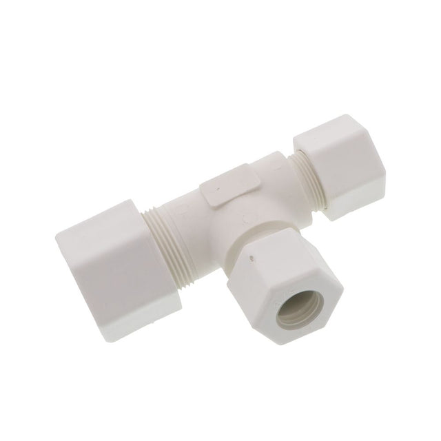 JACO 70-14-10-P-PG Polypropylene Union Tee 7/8 OD Tube x 7/8 OD Tube x 5/8 OD Tube