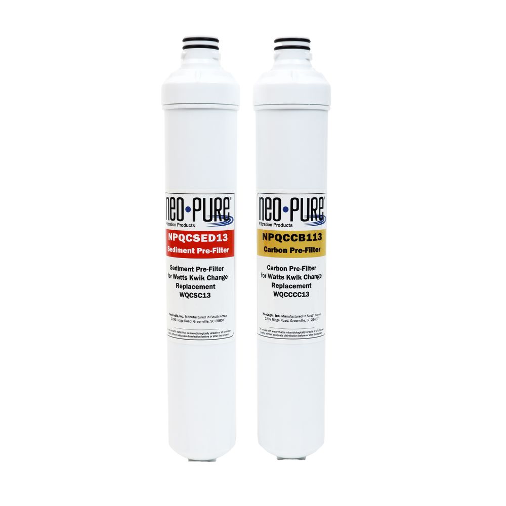 NeoPure 13" Replacement Pre Filter Kit for Watts Kwik Change,New Products : American Fashion Style Bags On Sale