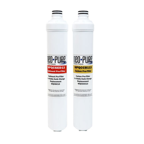 NeoPure 13" Replacement Pre Filter Kit for Watts Kwik Change
