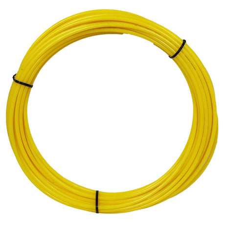 Yellow 1/4" OD LLDPE Polyethylene Tubing