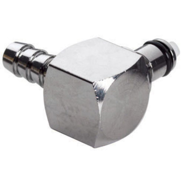 Colder 15100 1/4 Hose Barb Valved Elbow Coupling Insert [MCD2304 NSF]