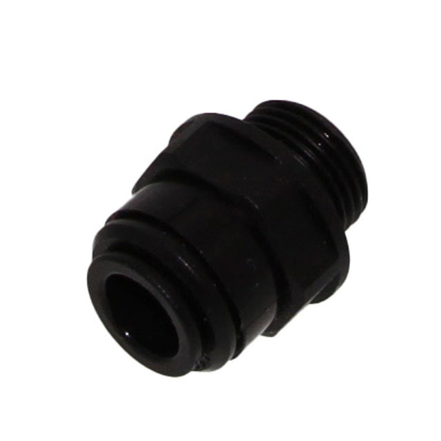 John Guest 6mm x 1/4" [BSPP] Acetal Male Connector - Black