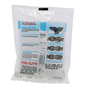 John Guest Male Connector NPTF Polypro - 1/4 x 1/8 NPTF