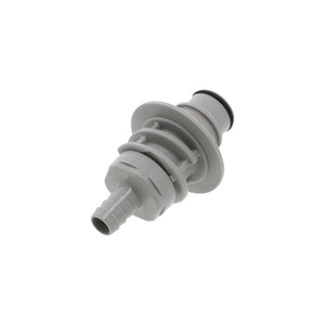 HFCD42612 Valved Panel Mount Hose Barb Coupling Insert 3/8 ID Barb