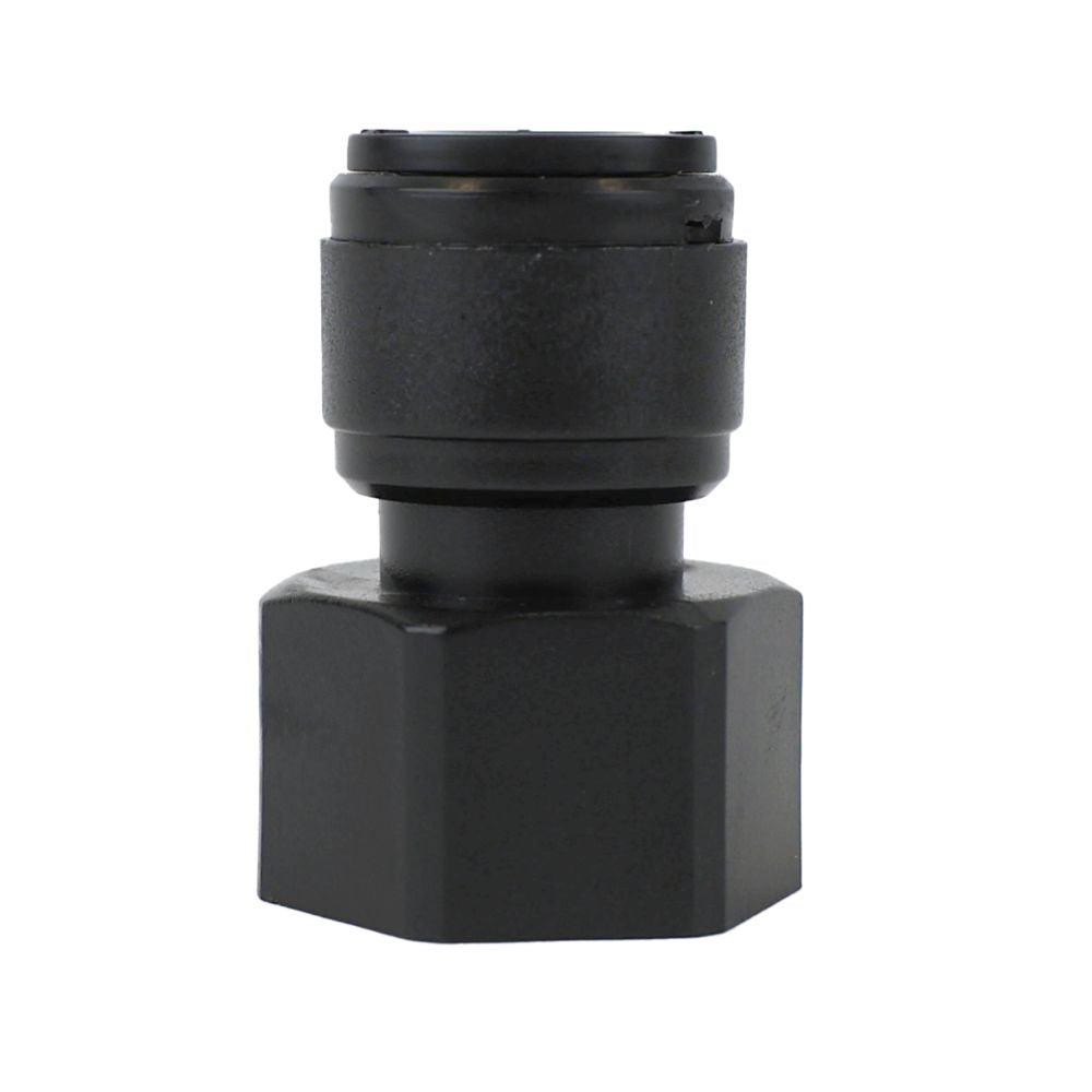 NeoFit - Black Female Adapter 1/2" tube x 1/2" BSP[P] - Cone Type