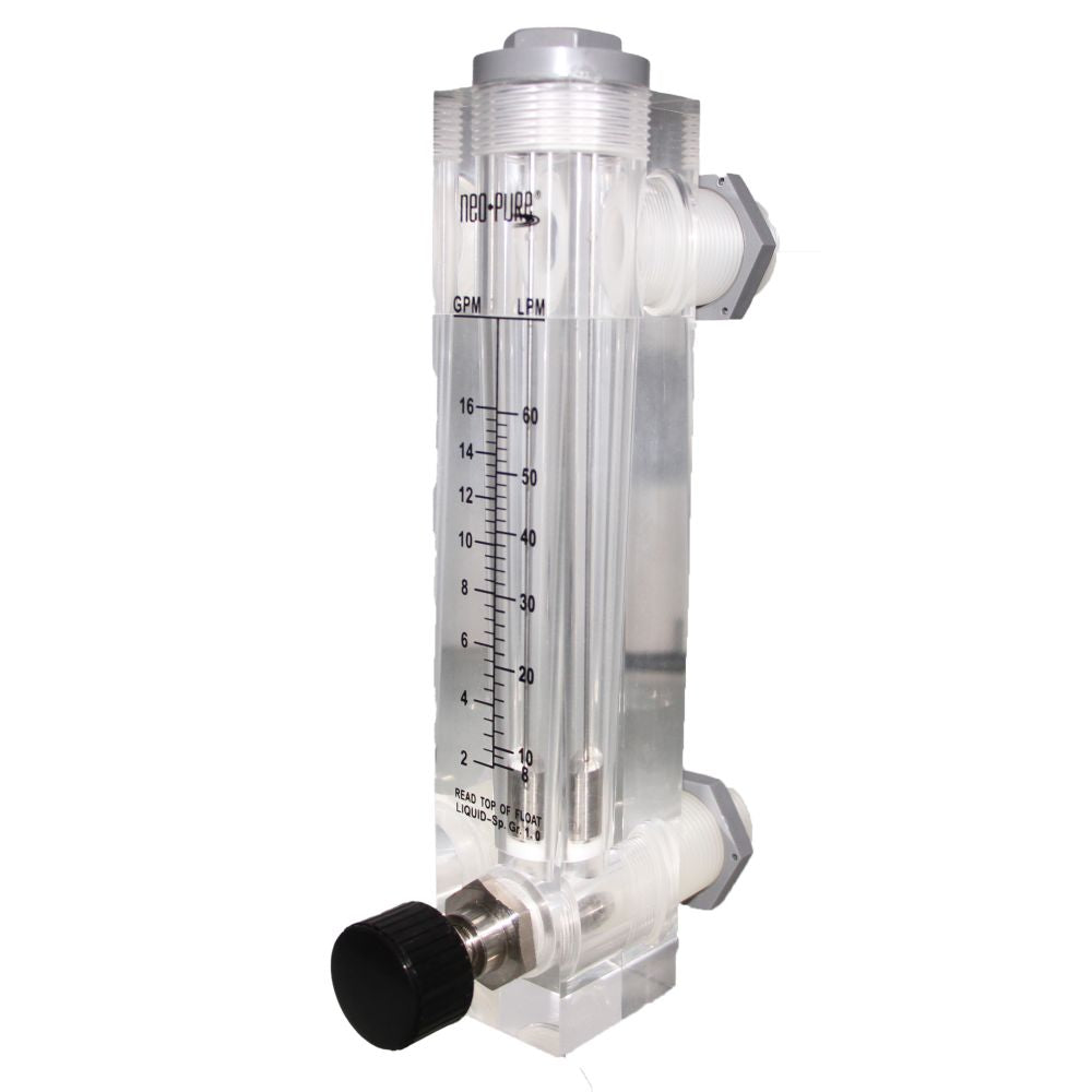 Neo-Pure Adjustable Panel Mount Flowmeter 2-16GPM 1" MNPT,New Products : American Fashion Style Bags On Sale