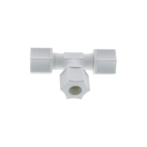 JACO 70-6-P-PG Polypropylene Union Tee 3/8 OD Tube x 3/8 OD Tube x 3/8 OD Tube