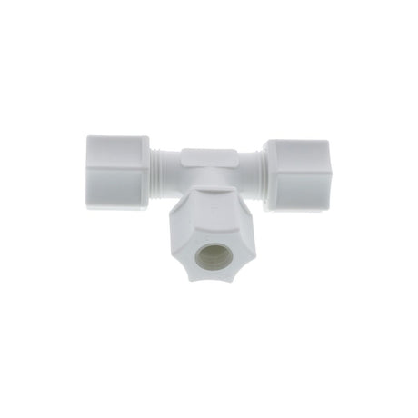 JACO 70-6-P-PG Polypropylene Union Tee 3/8 OD Tube x 3/8 OD Tube x 3/8 OD Tube