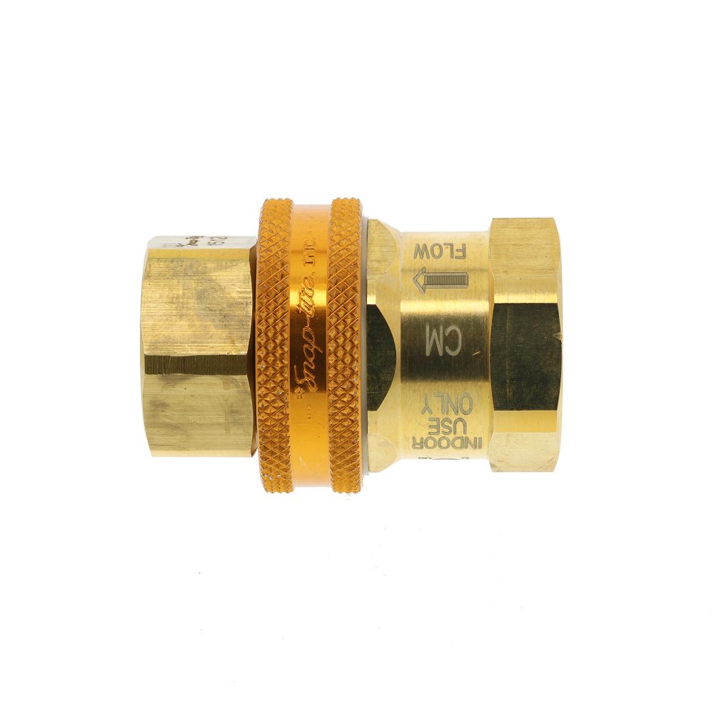 T&S Brass AG-5D Gas Appliance Connectors, Quick Disconnect, 3/4"