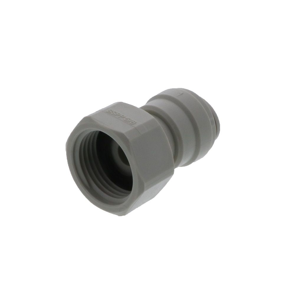 DMfit Female BSPP Connector Flat Type - 1/2" Push-in x 5/8 BSP[P]