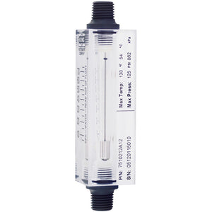 King 7510212A12 Acrylic Tube Flowmeter 75 GPH