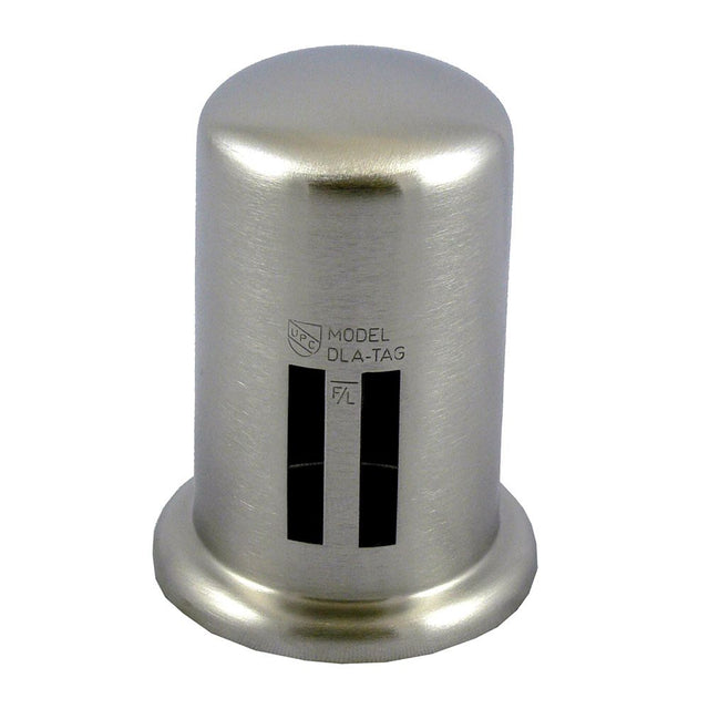 Brass Cover Cap for Twin Inlet Air Gap - Satin Nickel PVD