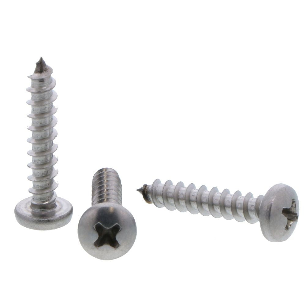Screw #10 x 1 SS Panhead for 1/4"-1/2" Slimline Housings
