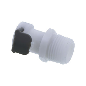 45700 NSF Valved Male Thread Coupling Body 3/8 NPT