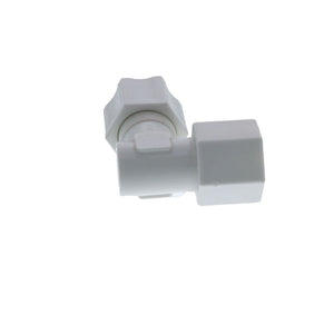 JACO 45-8-8-P-PG Polypropylene Female Elbow 1/2 OD Tube x 1/2 FPT