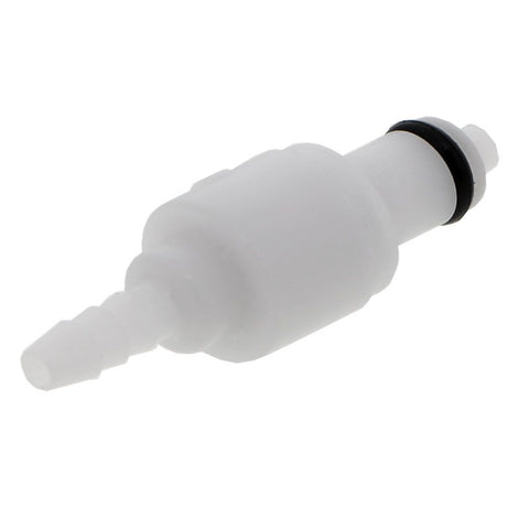 10400 NSF Valved In-Line Hose Barb Coupling Insert 1/8 ID Barb