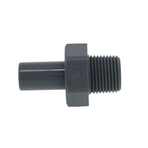 John Guest Stem Adapter BSPT - 3/8 x 3/8  BSPT