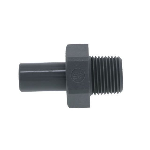 John Guest Stem Adapter BSPT - 3/8 x 3/8  BSPT