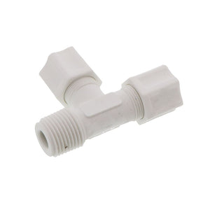 JACO 75-8-8-P-PG Polypropylene Male Run Tee 1/2 OD Tube x 1/2 MPT