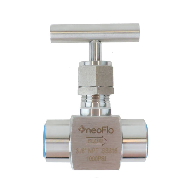 Panel Mount Needle Valve - 3/8" FNPT 316 SS