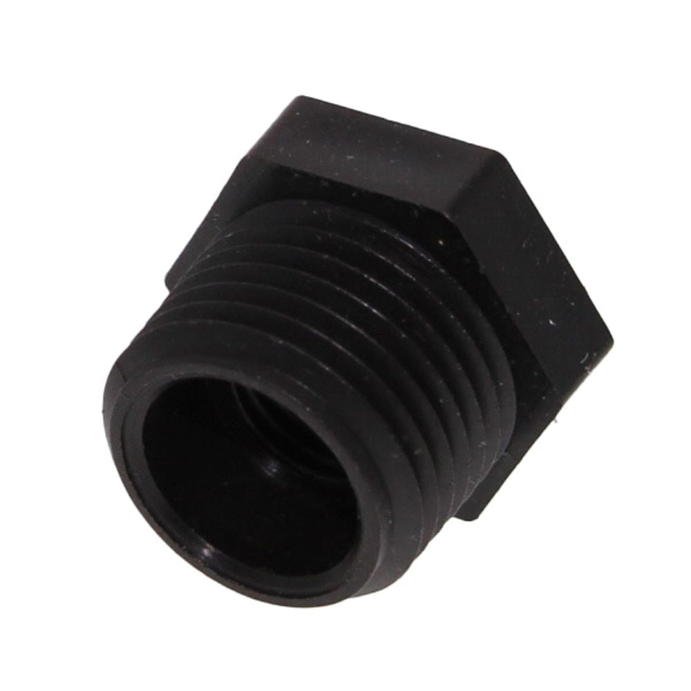 Bushing 1/2" MNPT x 1/8" FNPT - Polypropene Black