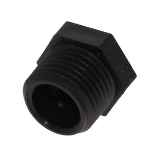 Bushing 1" MNPT x 1/2" FNPT Polypro Black