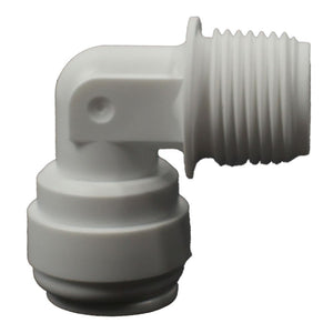 Male Elbow Acetal 3/8 qc x 3/8 MNPT