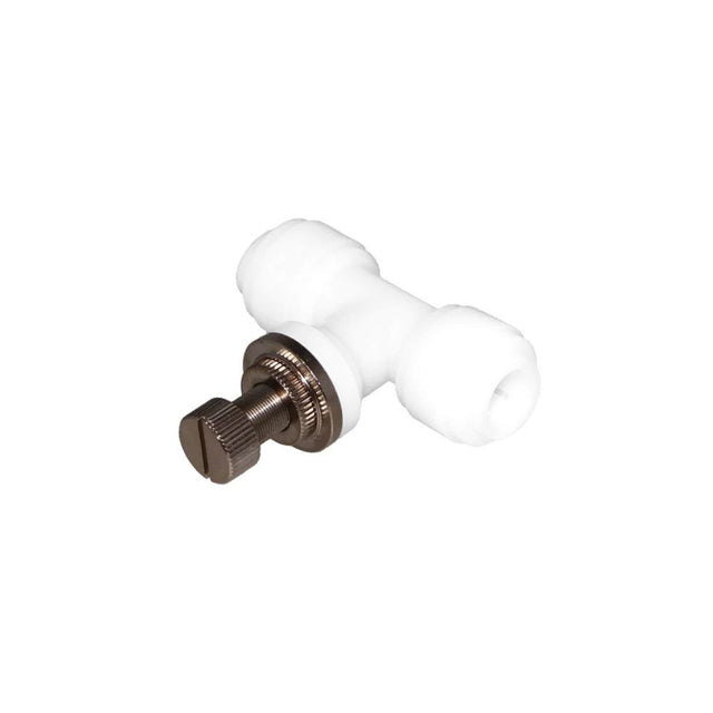 NeoFit - Acetal White Flow Control Union Connector 1/4" tube