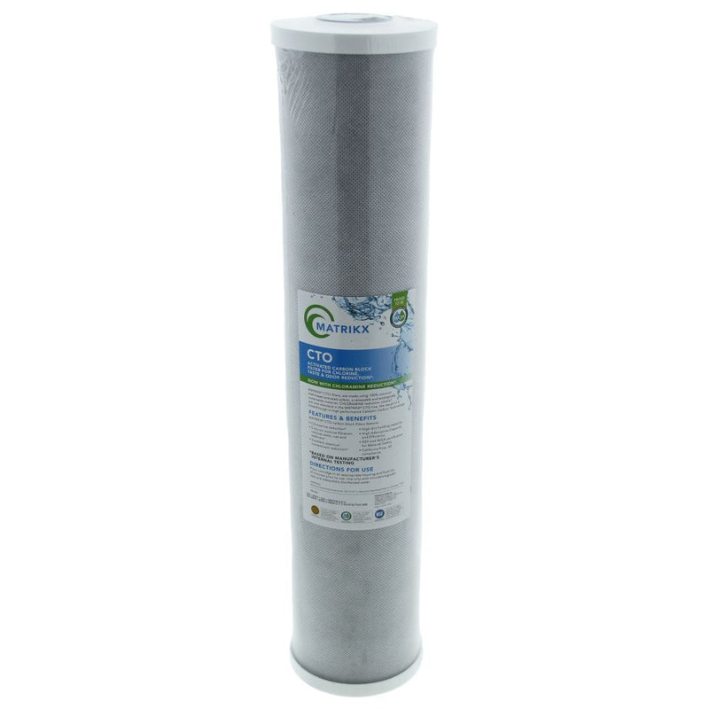 Filtrex Matrikx CTO 20" - 32-450-20-GREEN - BB Green Carbon Block Filter 5 mic