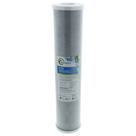 Filtrex Matrikx CTO 20" - 32-450-20-GREEN - BB Green Carbon Block Filter 5 mic