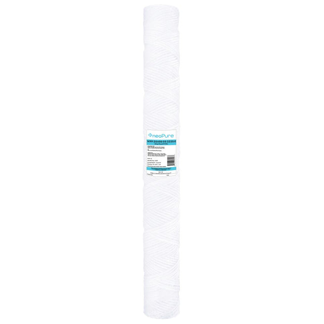 Neo-Pure 2.5 x 40" String Wound PP Filter 5mic FDA 222 Spring