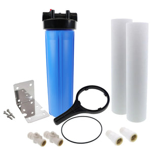 20" x 4.5" Housing Heavy Duty Sediment Prefilter Kit with 1" Connections