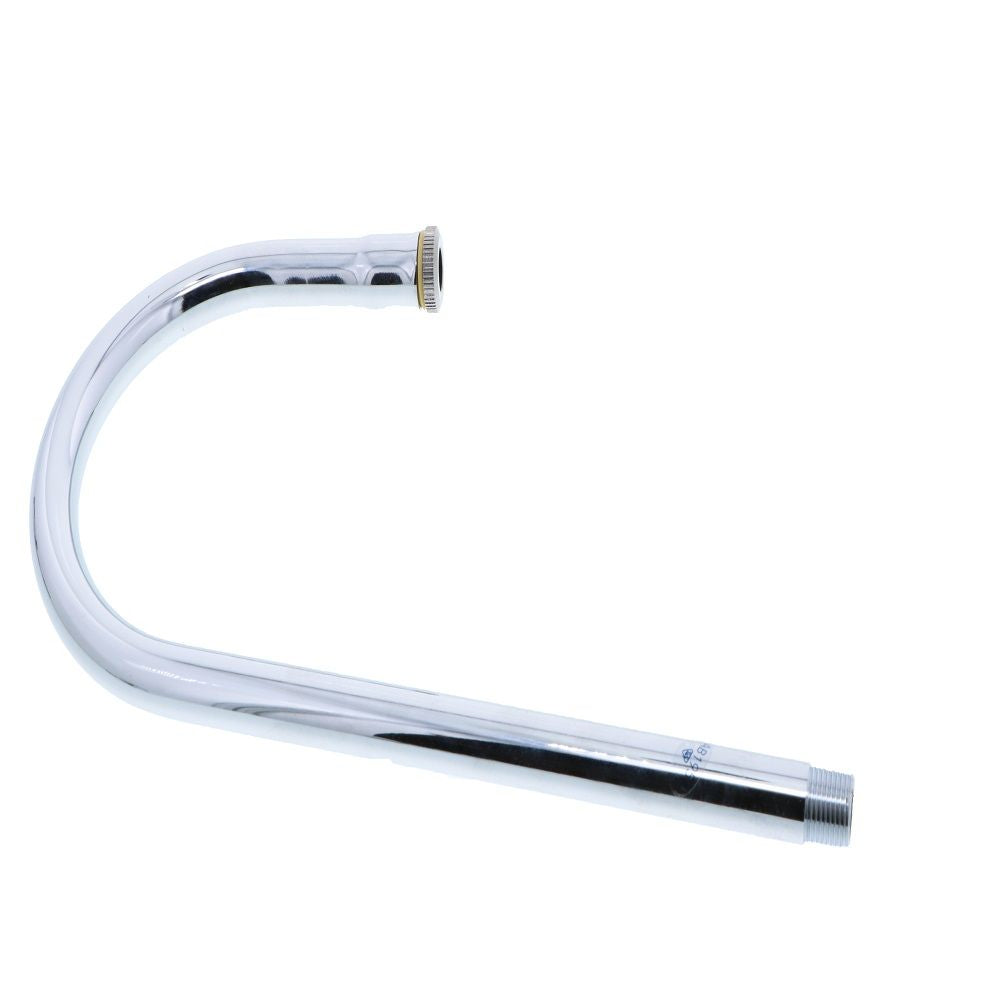 T&S Brass 122X Rigid Gooseneck Faucet, 5-1/2 Spread, 11-1/2 H, 6-7/16 Clearance