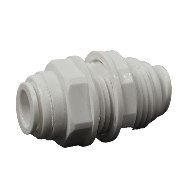 Bulkhead Union Acetal  3/8 qc x 3/8 qc