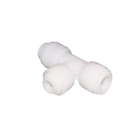 NeoFit - Acetal Natural White Union Tee- 3/8" tube