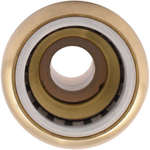 SharkBite® UIP4008 Push-to-Connect Brass PVC Transition Coupling - 1/2" PVC x 1/2" CTS