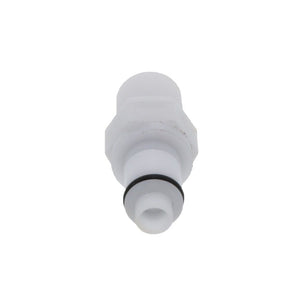 PLCD24004V Valved Male Thread Coupling Insert 1/4 NPT Viton O-ring