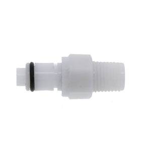 PLCD24004BSPT Valved Male Thread Coupling Insert 1/4 BSPT