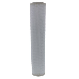 19-1/2" x 2-3/4" Flow-Max Pleated Poly - 5 mic