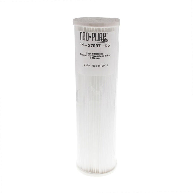 Neo-Pure PH-27097-05 9-3/4" High Efficiency Pleated Filter 5 micron