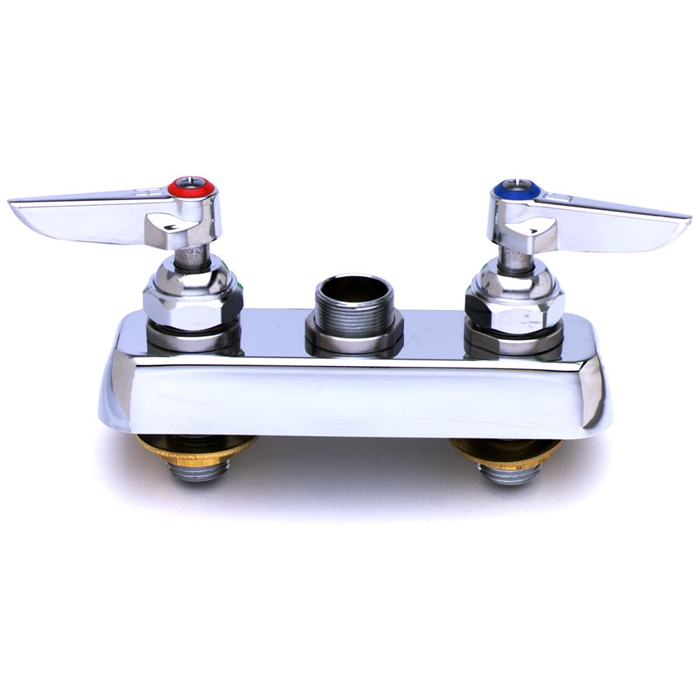 T&S Brass B-1110-LN Deck Mounted Workboard Faucet with 4" Centers [without Nozzel]